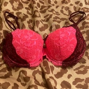 2 colored lace bra